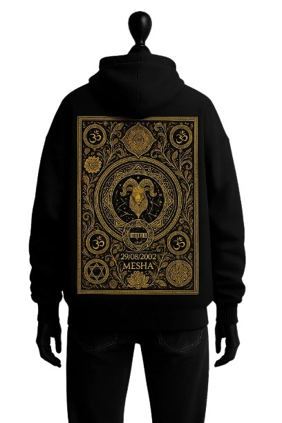 Cosmic Tee featuring mystical patterns